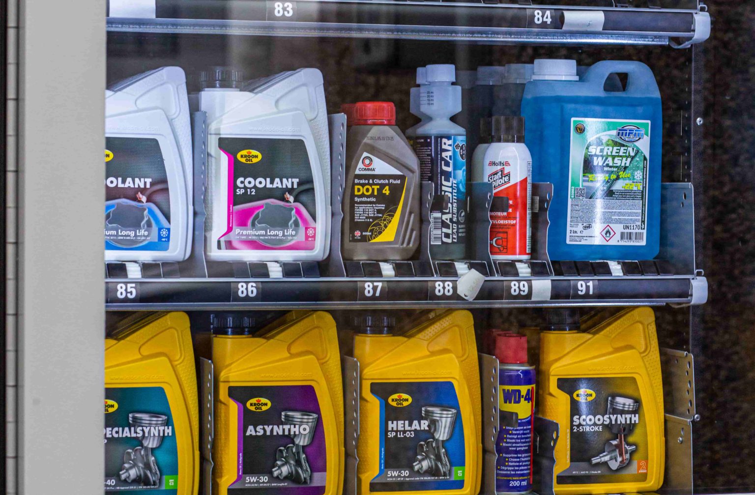 Automaterialen automaat in Andelst Vendolution