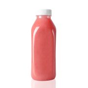 bottle of juice isolated on white